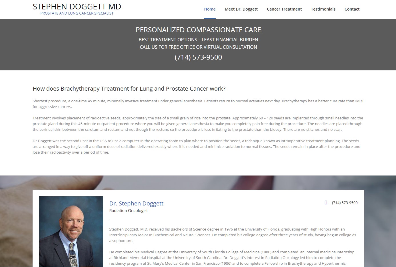 Stephen Dogget MD - No Cancer