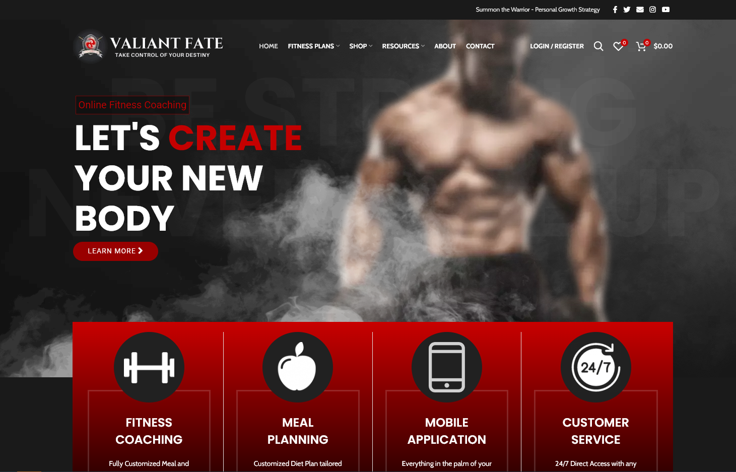 Valiant Fate - Online Fitness Coaching